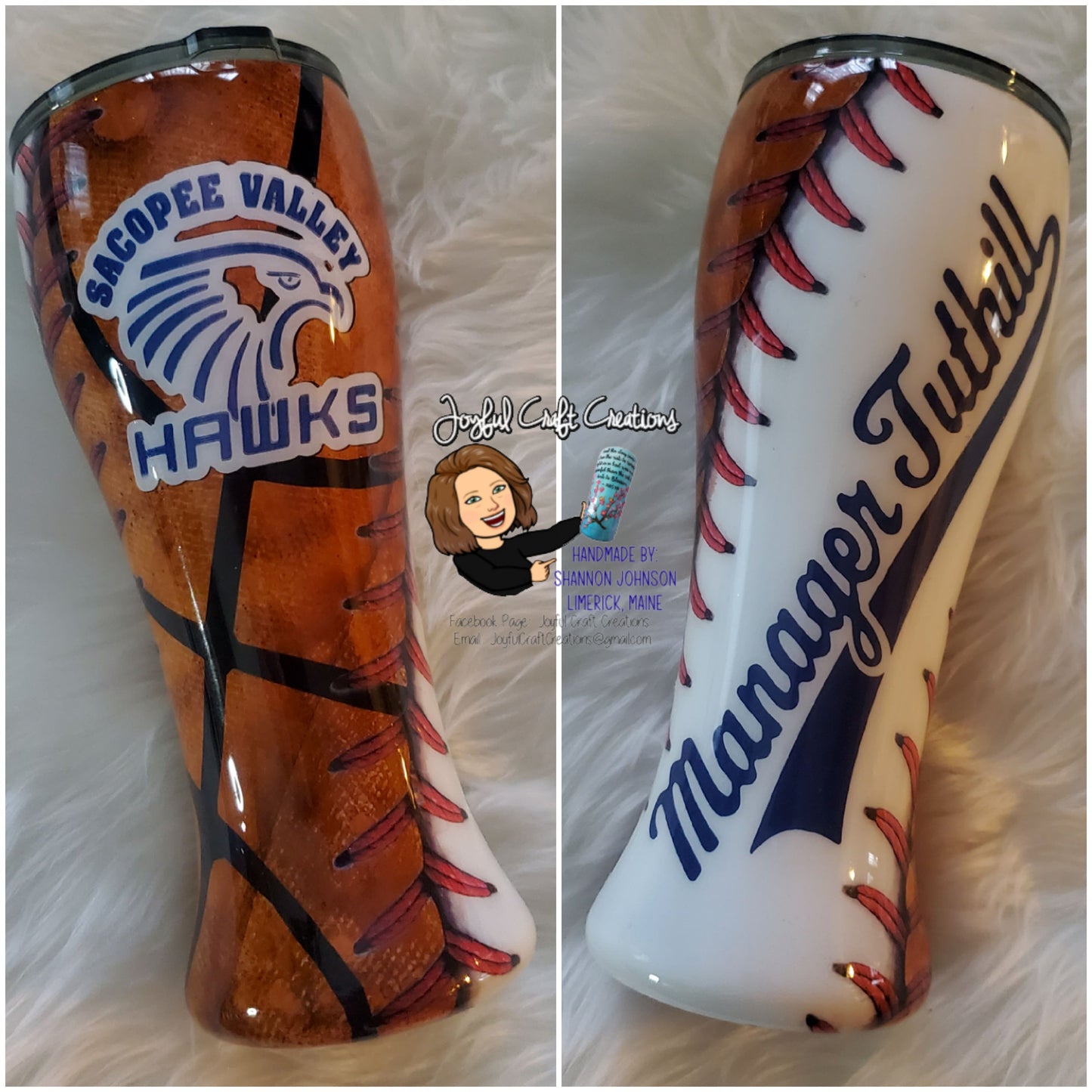 Baseball or Softball 20 oz Tumbler