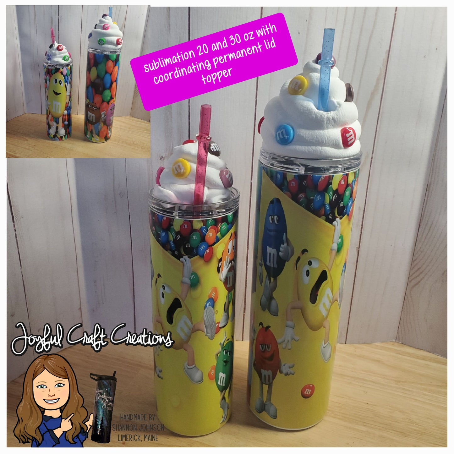 M&M Sublimation w/Fake Toper