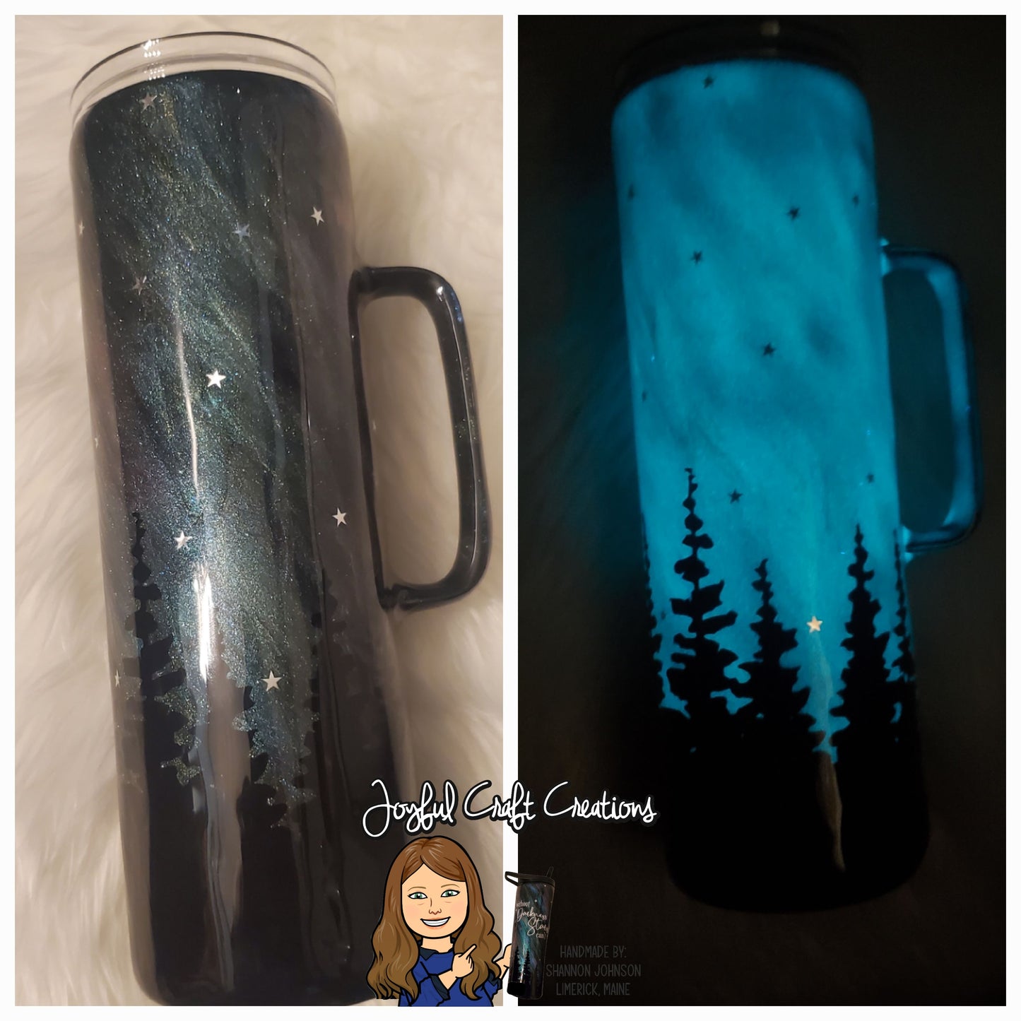 Mica Northern Lights (Glow in the Dark)