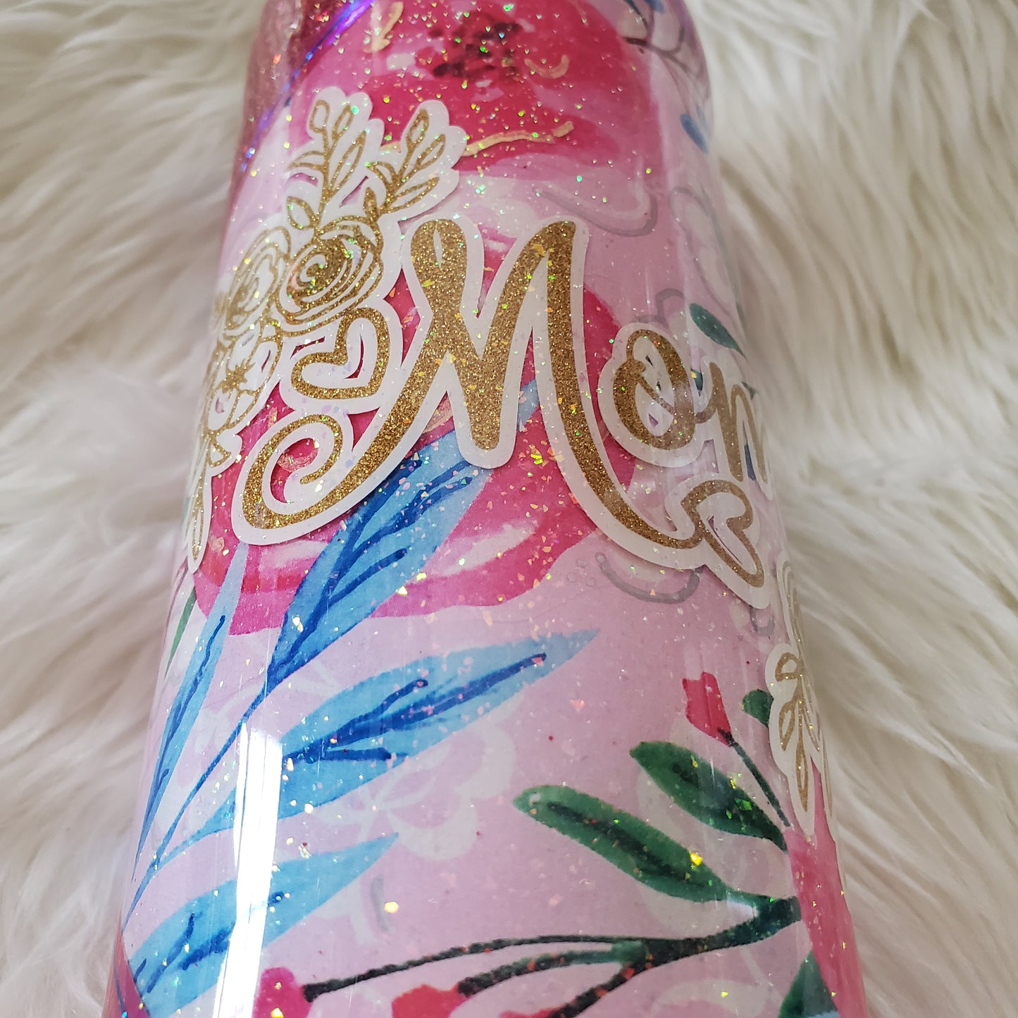 Mom Floral Tumbler