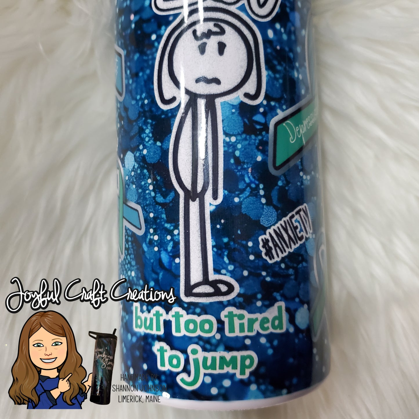 Anxiety & Depression Mental Health Awareness Sublimation
