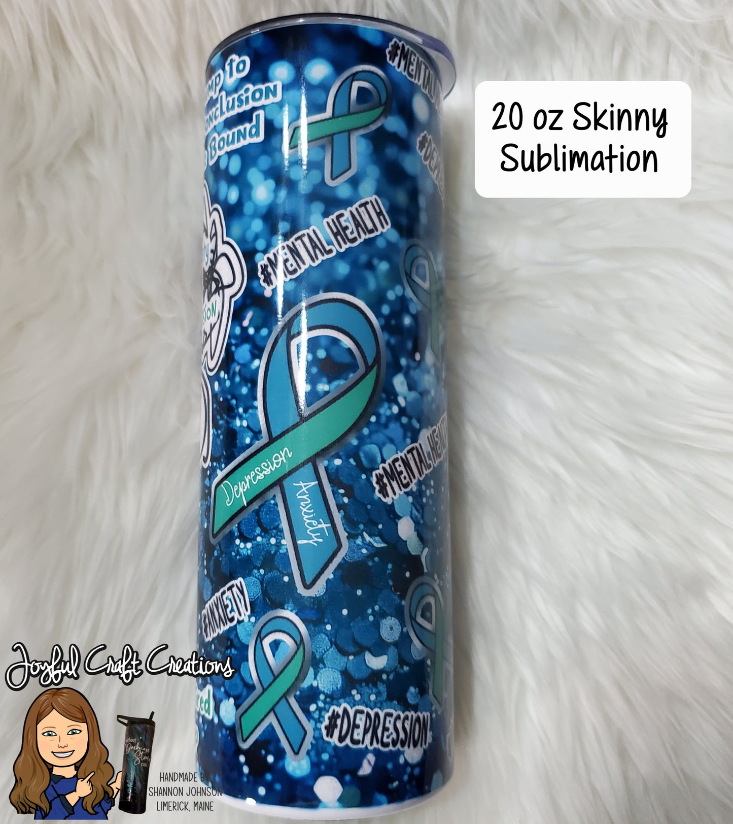 Anxiety & Depression Mental Health Awareness Sublimation