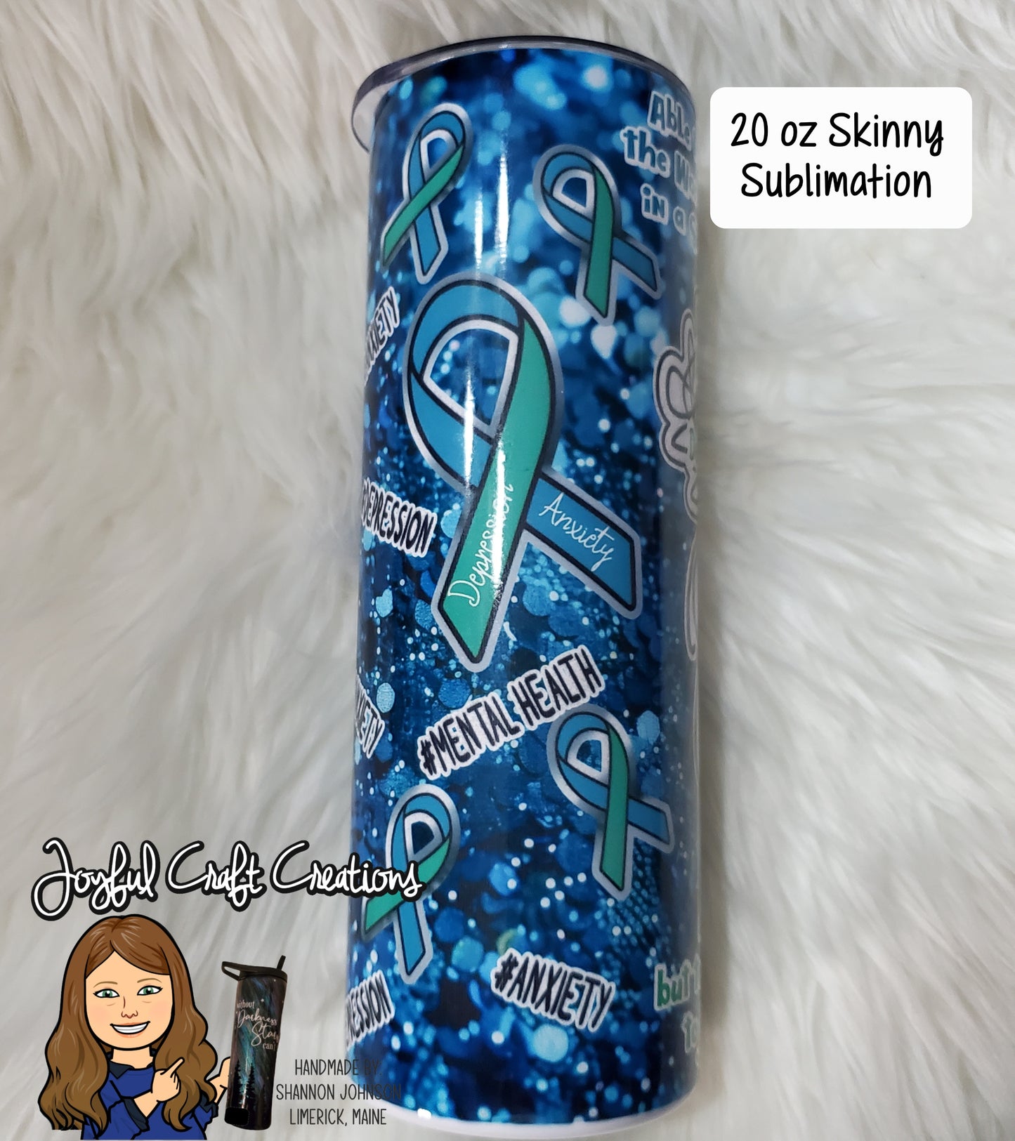 Anxiety & Depression Mental Health Awareness Sublimation
