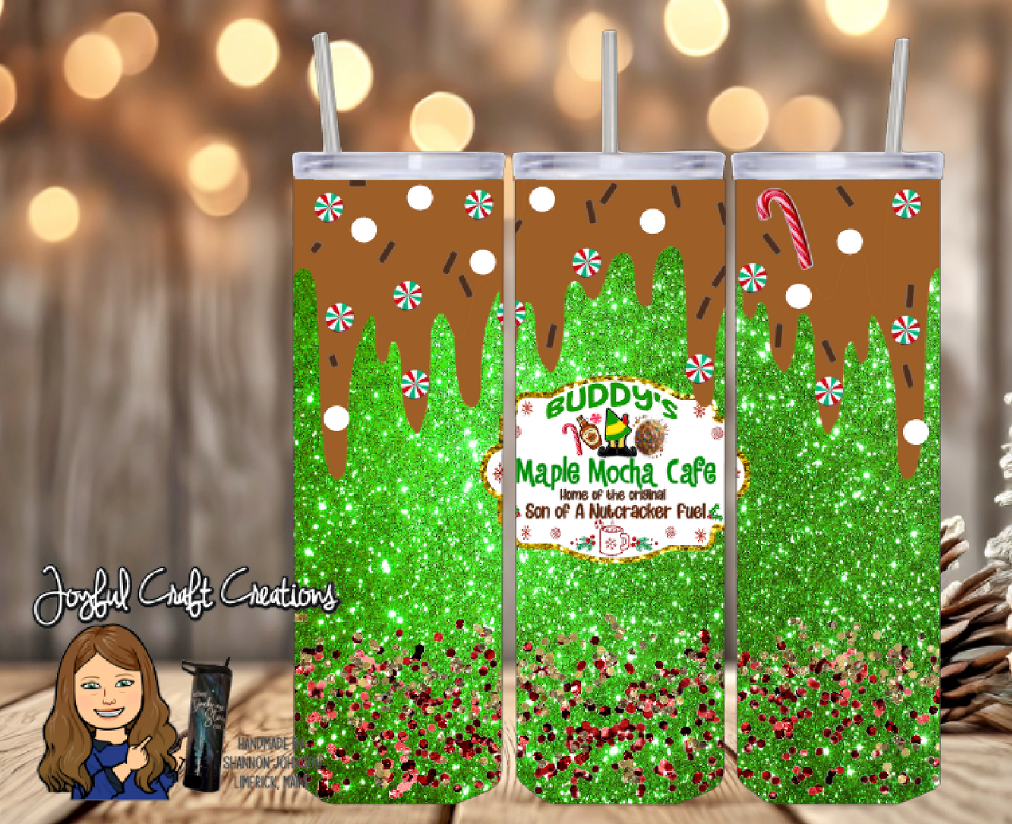 Buddy’s Maple Mocha Café Tumbler – 20 oz Sublimation