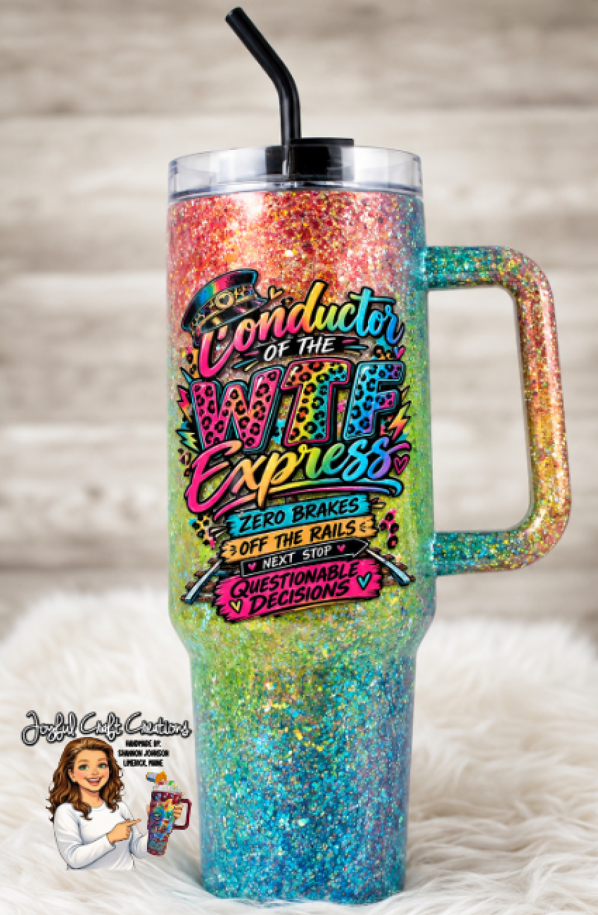 Conductor of the WTF Express Tumbler