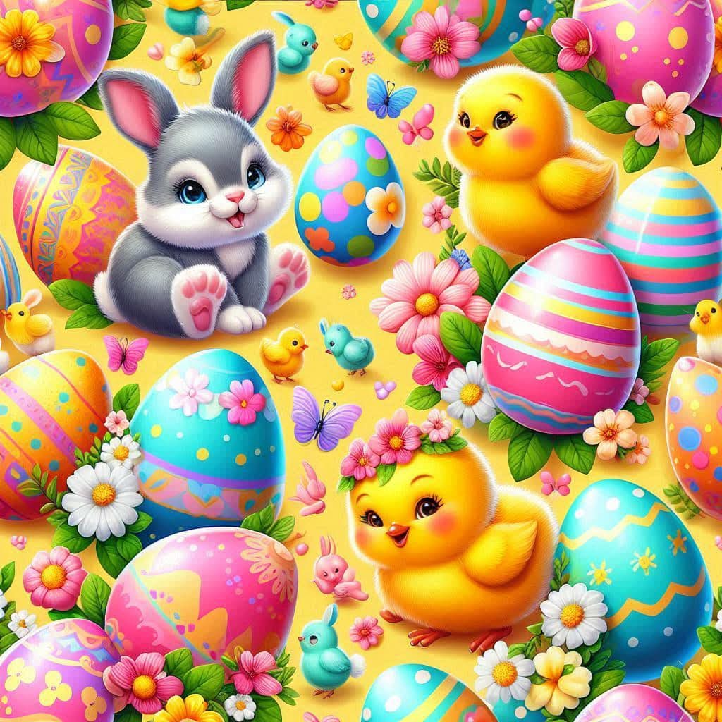 Easter Theme Sublimation
