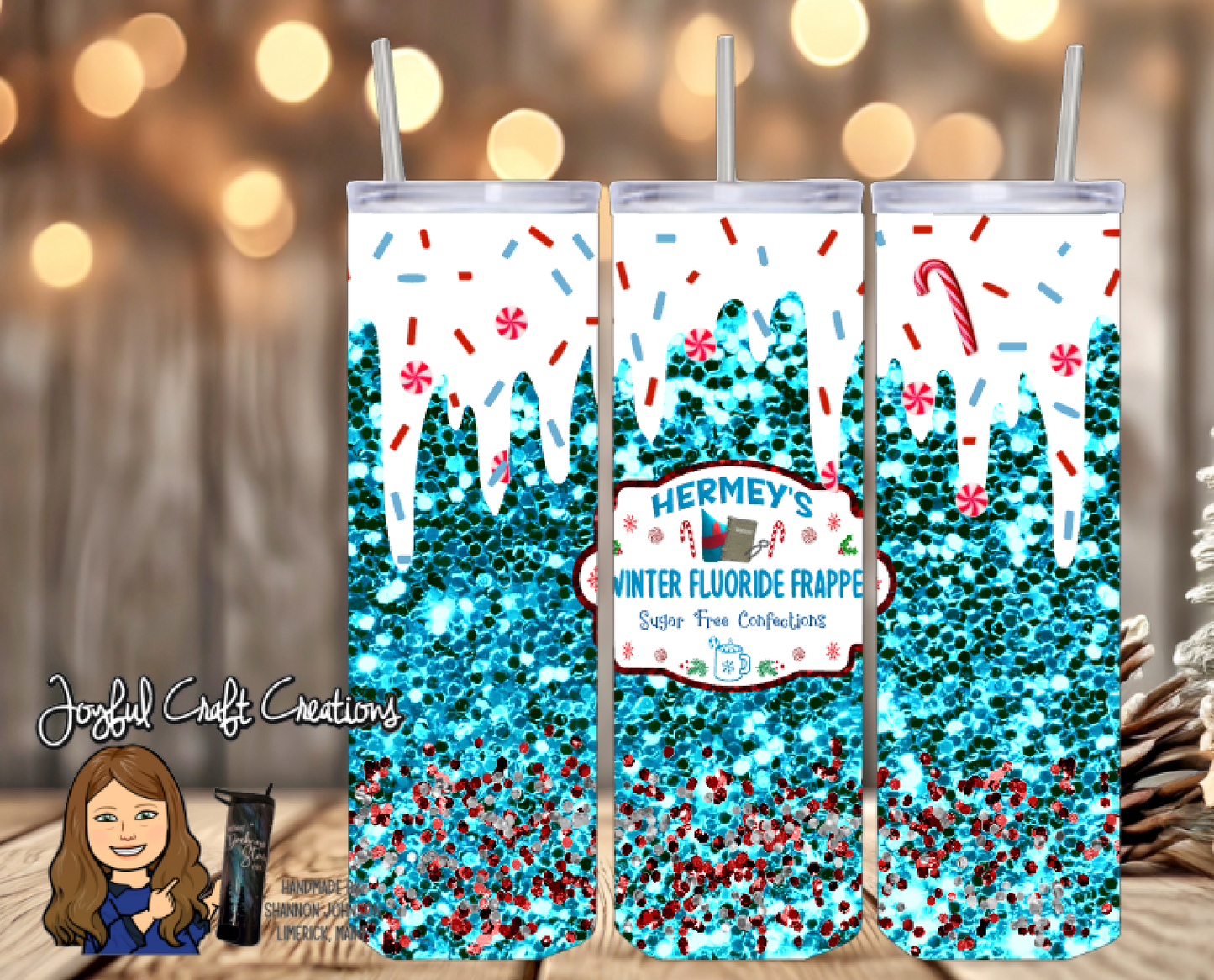 Hermey's Winter Fluoride Frappe 20 oz Sublimation