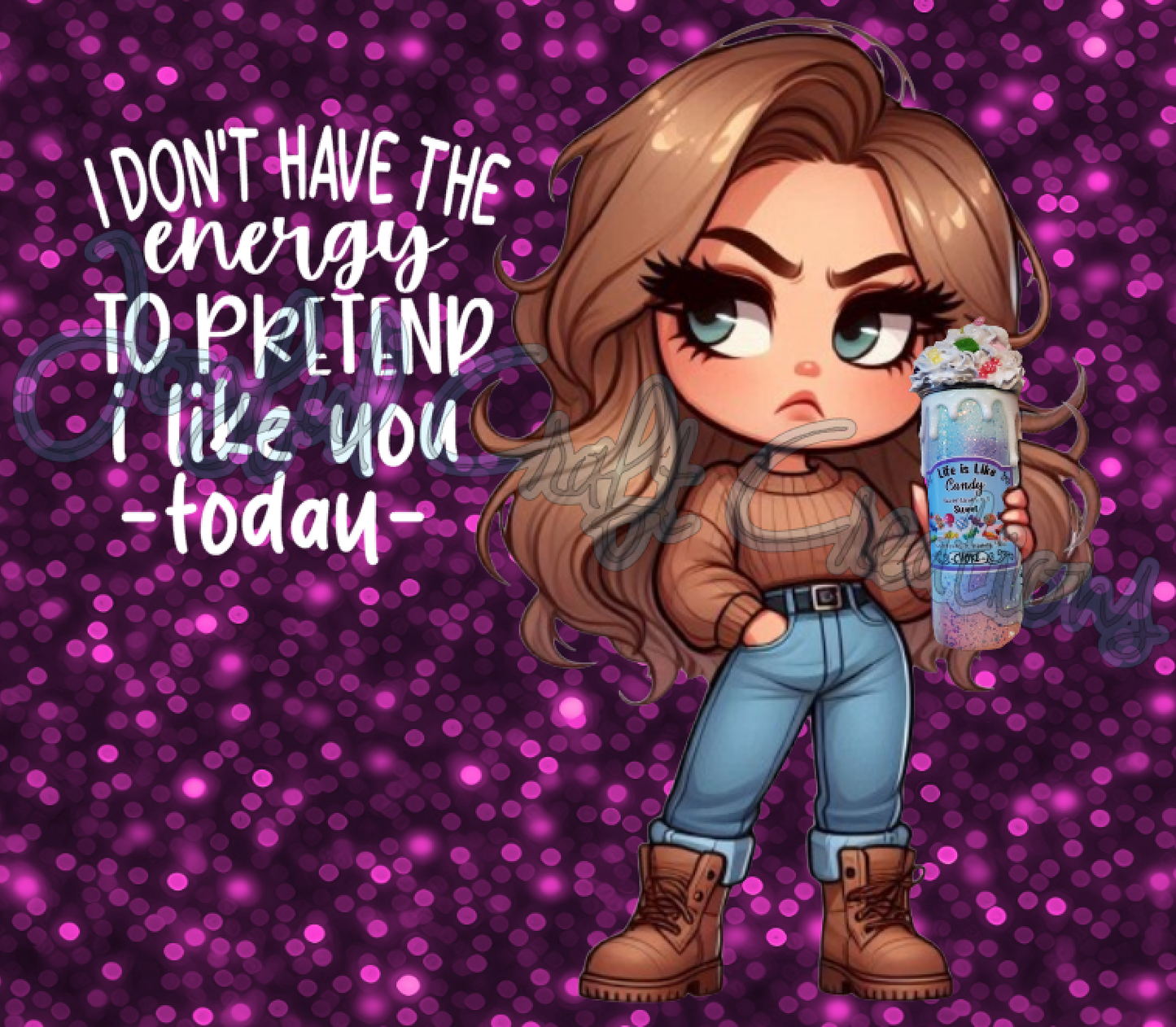 Girls With Attitudes Sublimation (Multiple Designs in Category)