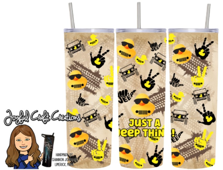 Just A Jeep Thing Sublimation Tumbler