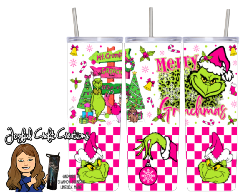 Pink Grinchmas Sublimation