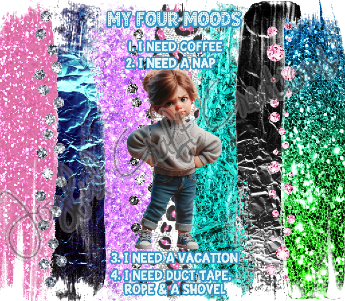 Girls With Attitudes Sublimation (Multiple Designs in Category)