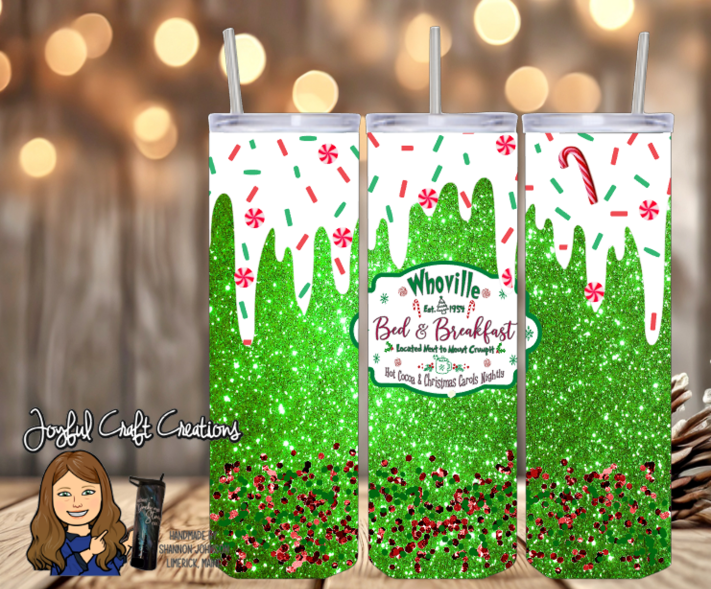 Whoville Bed and Breakfast 20 oz Sublimation