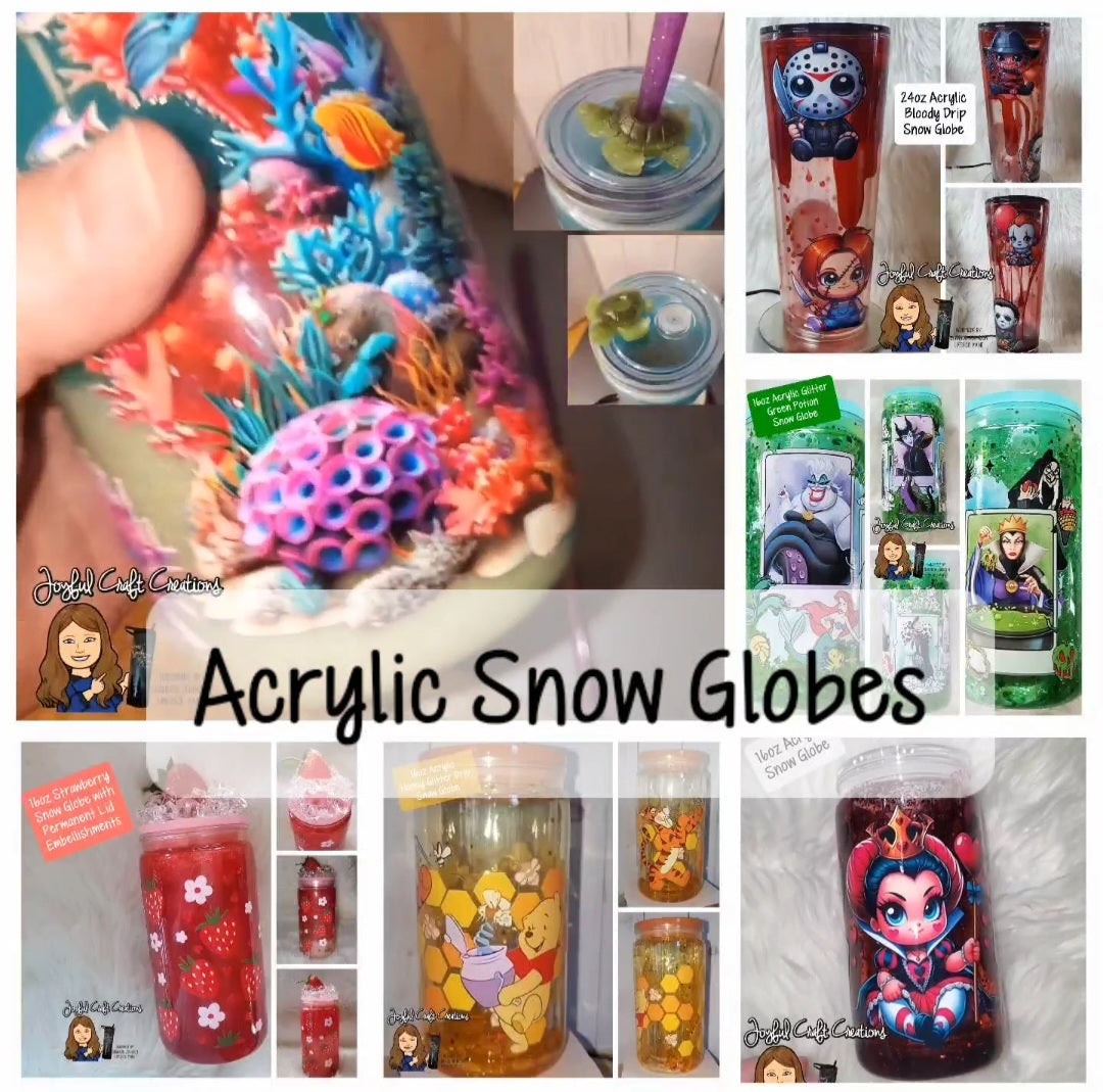 Snow Globe Tumblers