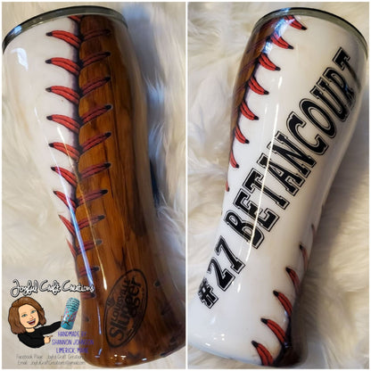 Baseball or Softball 20 oz Tumbler