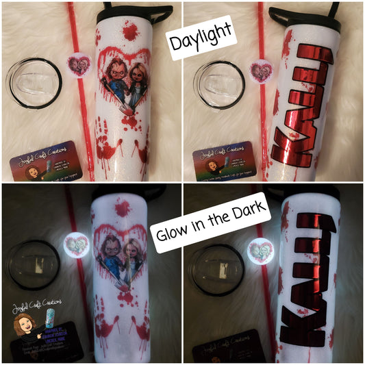 Chucky Glow in the Dark Tumbler
