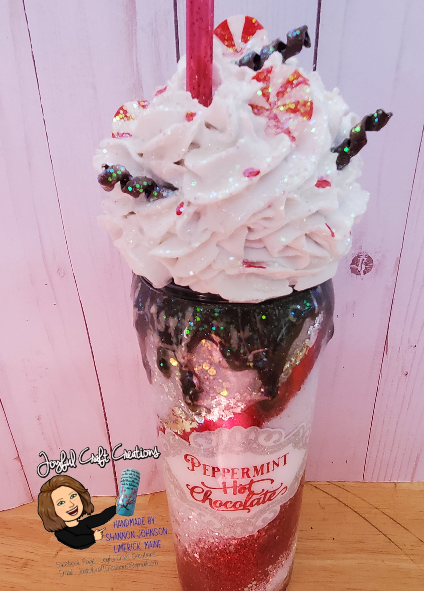 Peppermint Hot Chocolate Tumbler