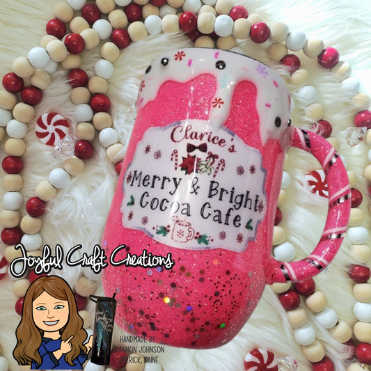 Clarice Merry and Bright 16 oz Stainless Steel Mug