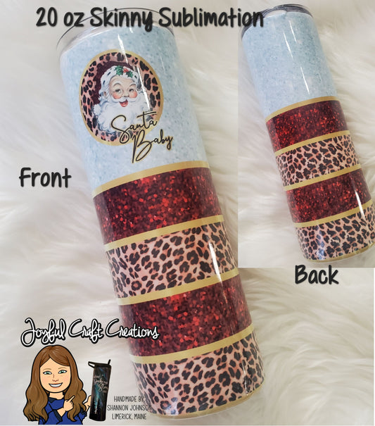 Santa Baby Sublimation Tumbler