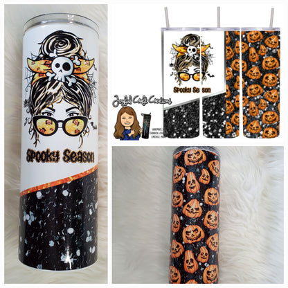 Spooky Season Sublimation Tumbler
