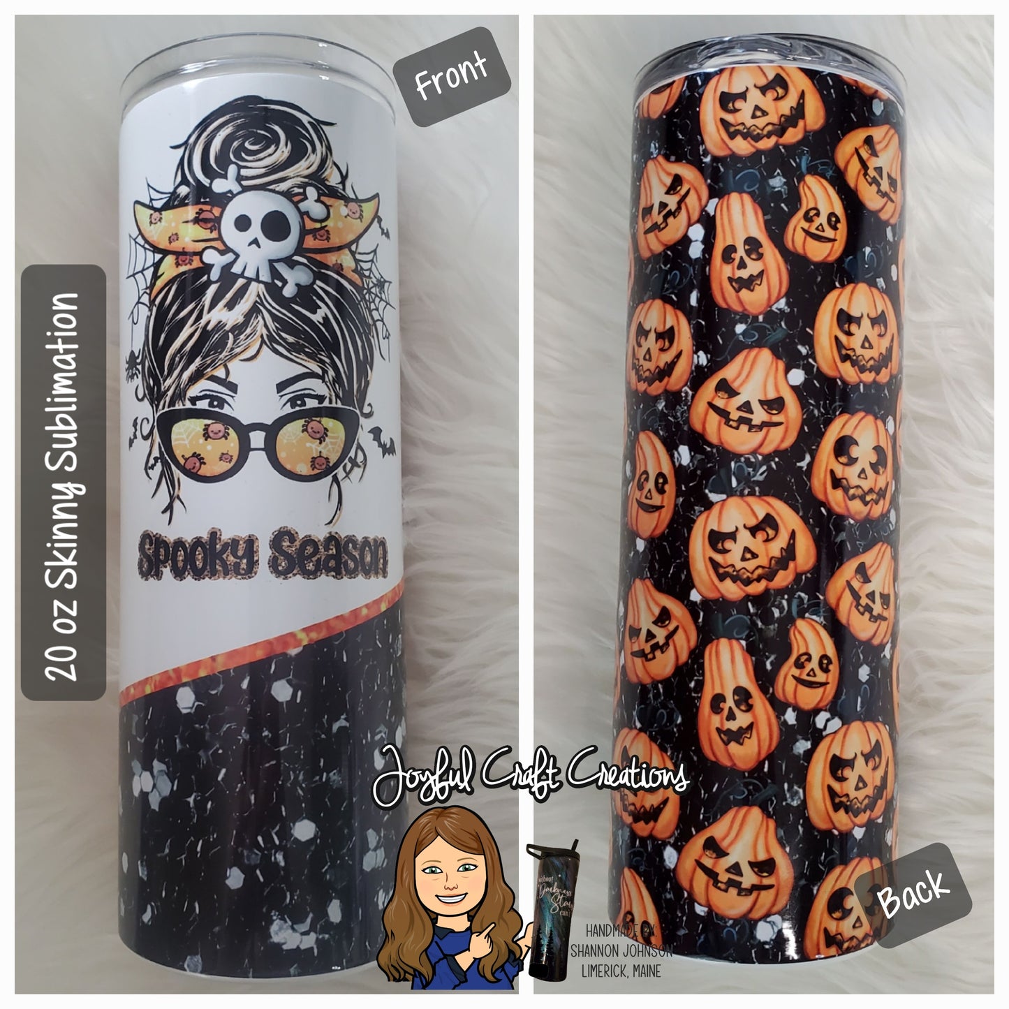 Spooky Season Sublimation Tumbler