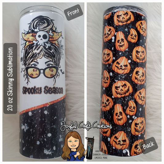 Spooky Season Sublimation Tumbler