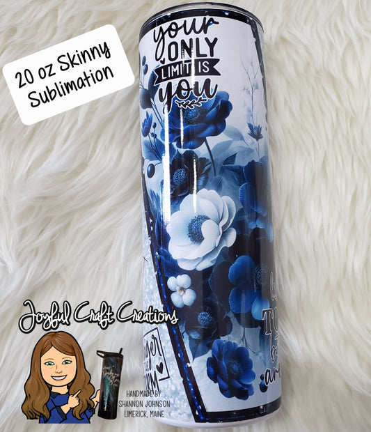 Positivity Motivational Floral Sublimation