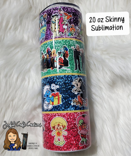 Gen Xer's Cartoons of the 70s-80s Sublimation
