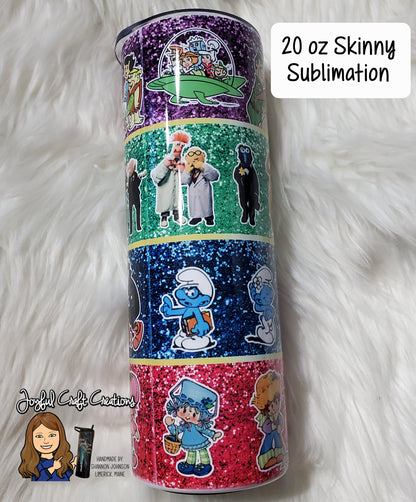 Gen Xer's Cartoons of the 70s-80s Sublimation
