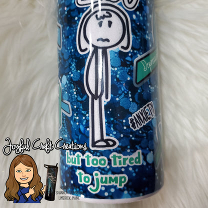 Anxiety & Depression Mental Health Awareness Sublimation