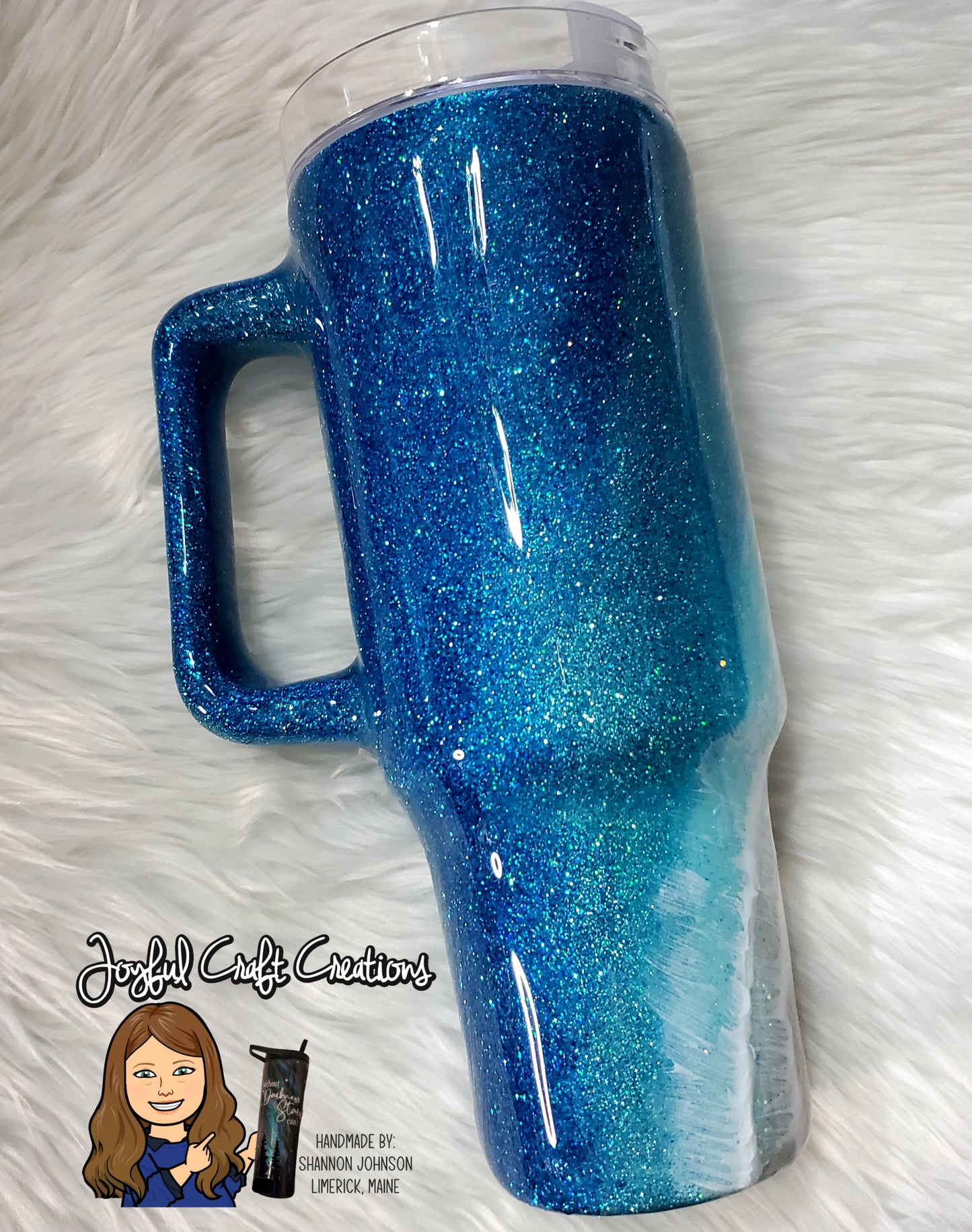 Footprints Beach Tumbler