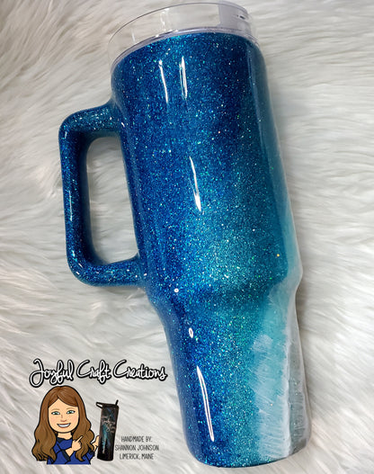 Footprints Beach Tumbler