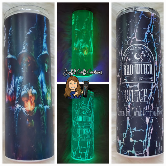 Proud Member of the Bad Witch Club Glow in the Dark Sublimation