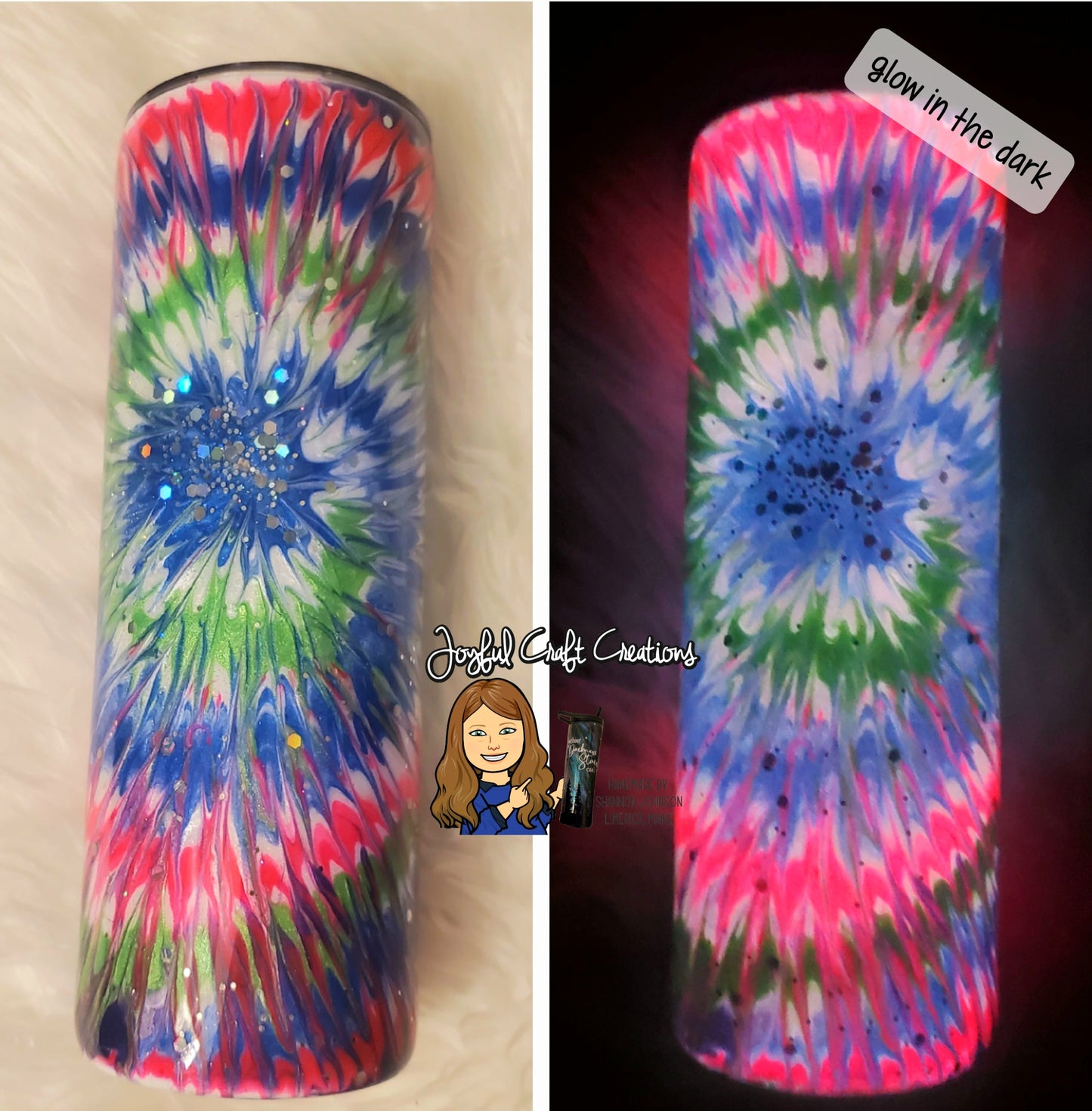 Tie-Dye Glow in the Dark