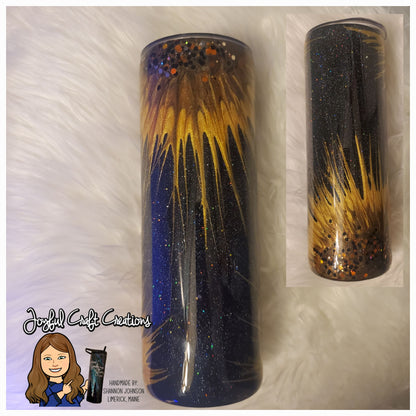 Sunflower Glow In the Dark Tumbler