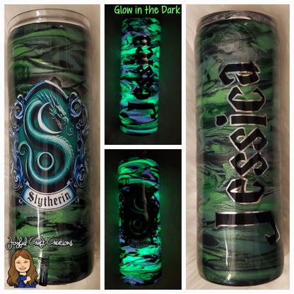 HP Glow in the Dark House Crest Tumbler