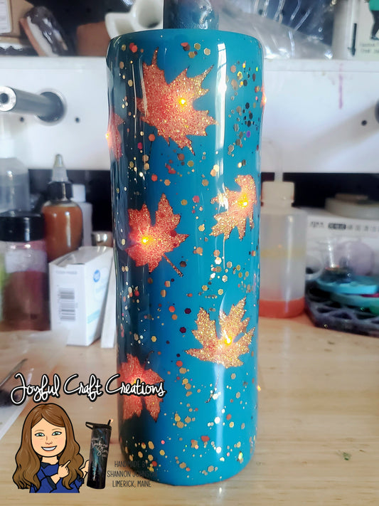 Light Up Tumbler - Autumn Leaves