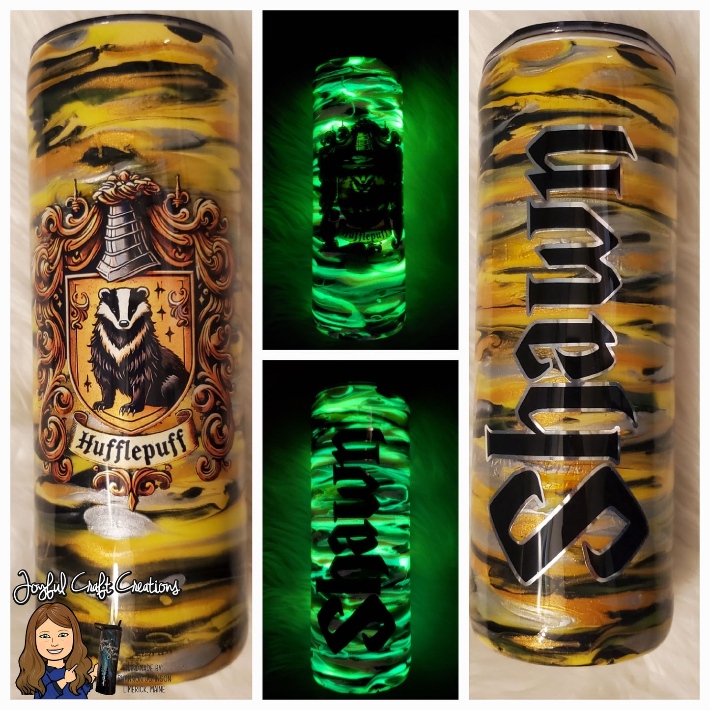 HP Glow in the Dark House Crest Tumbler
