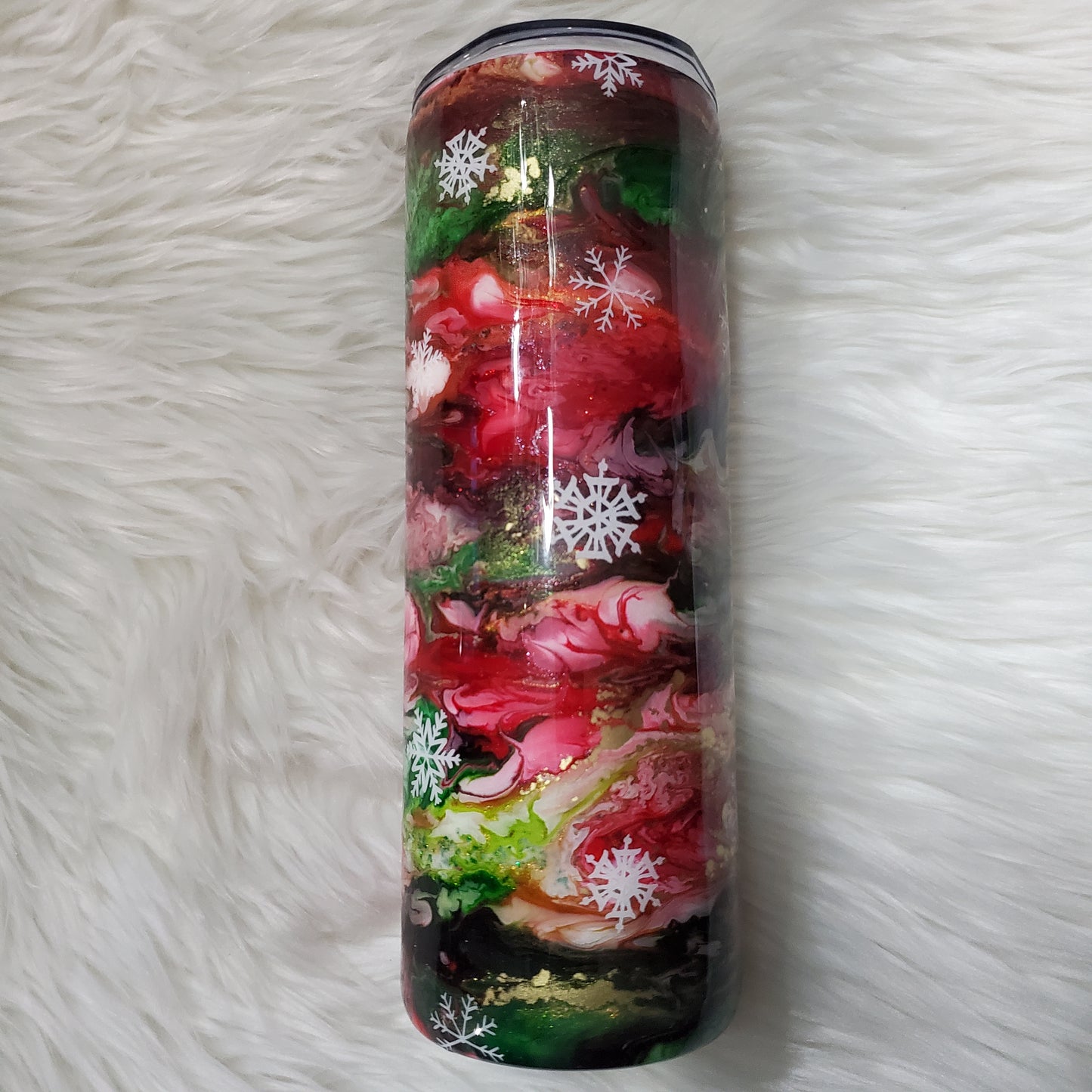 Ho Ho Ho 20 oz Epoxy Alcohol Ink Ready to Ship