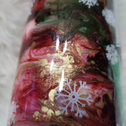 Ho Ho Ho 20 oz Epoxy Alcohol Ink Ready to Ship