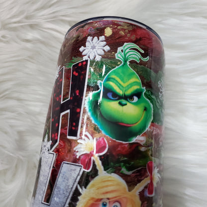 Ho Ho Ho 20 oz Epoxy Alcohol Ink Ready to Ship