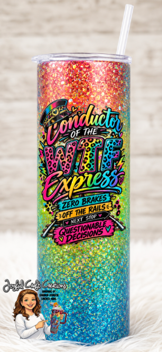 Conductor of the WTF Express Tumbler