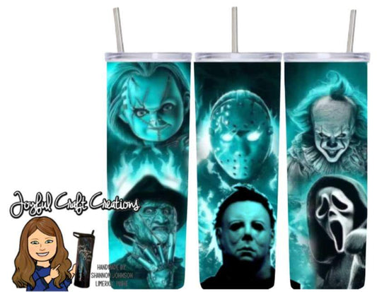 Glow in the Dark Horror Villains Sublimation
