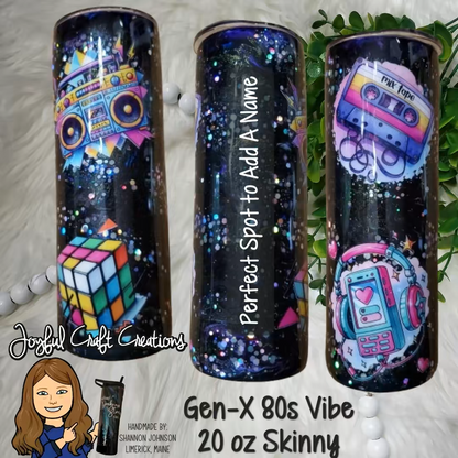 Gen-X 80s Vibes 20 oz Tumbler