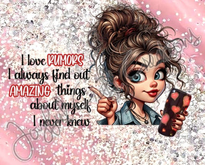 Girls With Attitudes Sublimation (Multiple Designs in Category)