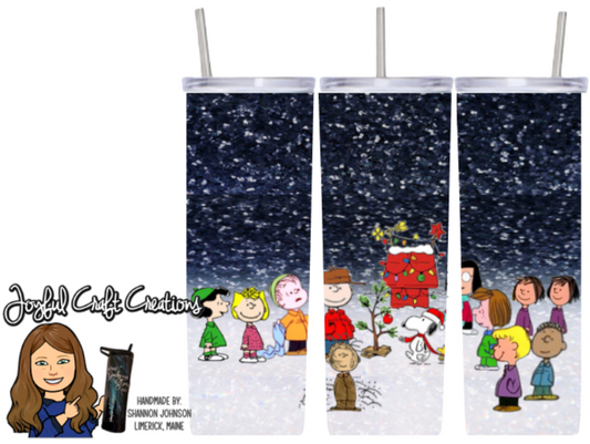 Peanuts Gang Snow Scene Sublimation