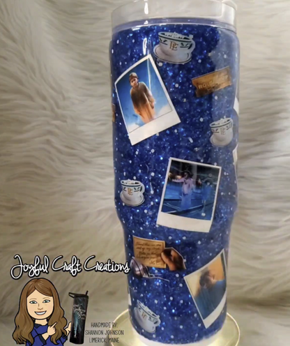 Light Up Polar Express 30 oz Curve Handled Tumbler