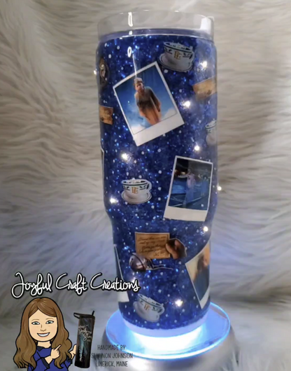 Light Up Polar Express 30 oz Curve Handled Tumbler