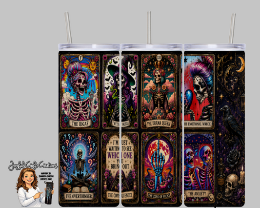 The Mood Deck – Sassy Tarot Sublimation Tumbler