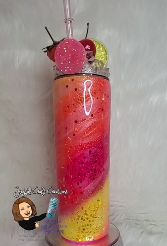Tropical Glitter & Mica Swirl