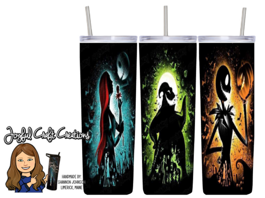 Nightmare Before Christmas Silhouette Sublimation